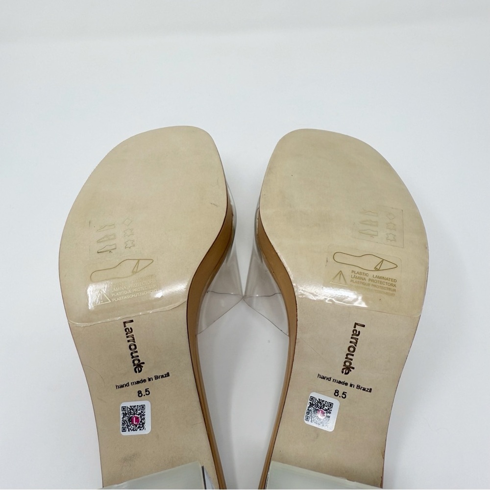 New Larroude Jenn Lucite Sandal Sz US 8.5 - Picture 13 of 15